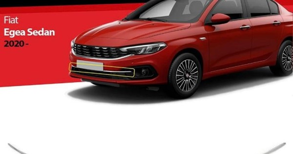 Fiat Egea Sedan Krom Ön Tampon Çıtası 2020 Üzeri